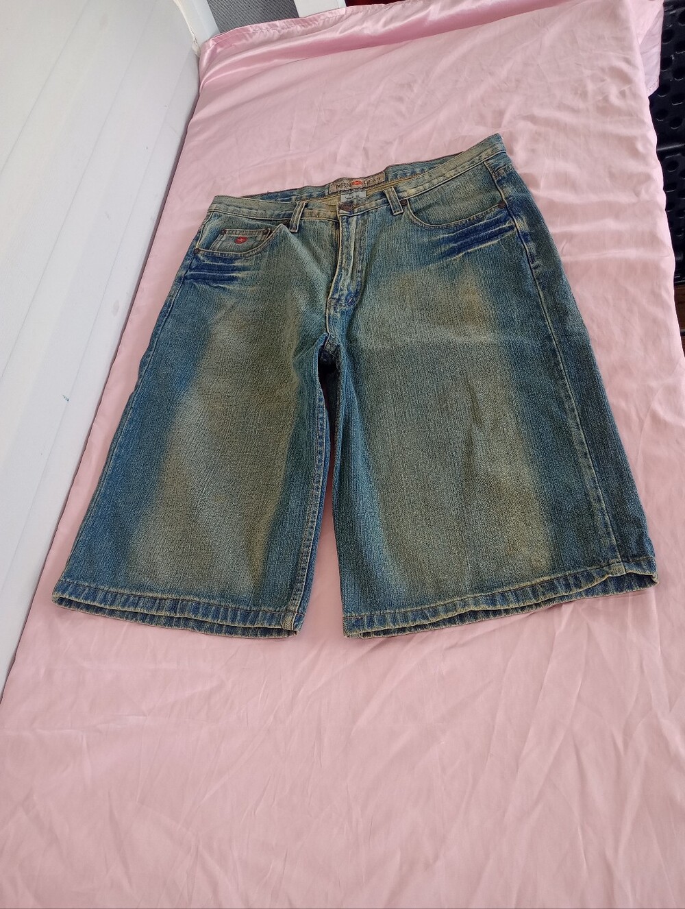 NBN Gear  Y2K Baggy  Hip Hop, Skater Club Jeans Shorts Men's Size 36